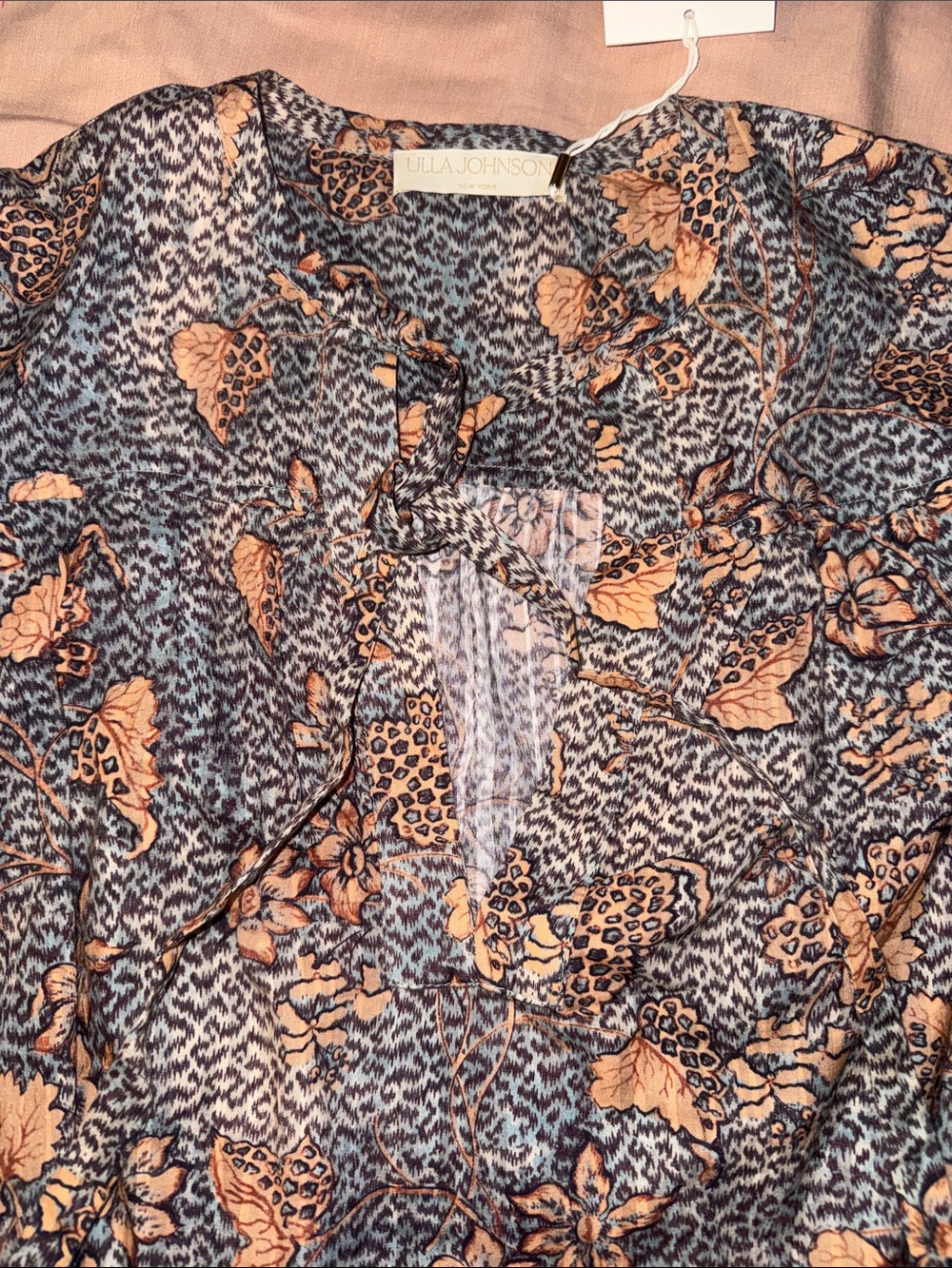Ulla Johnson Tillie Aegean Blouse - Picture 2 of 6